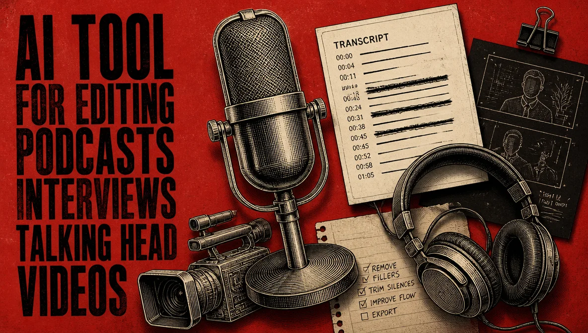 Best AI Tools for Podcast, Interview, and Talking-Head Editing